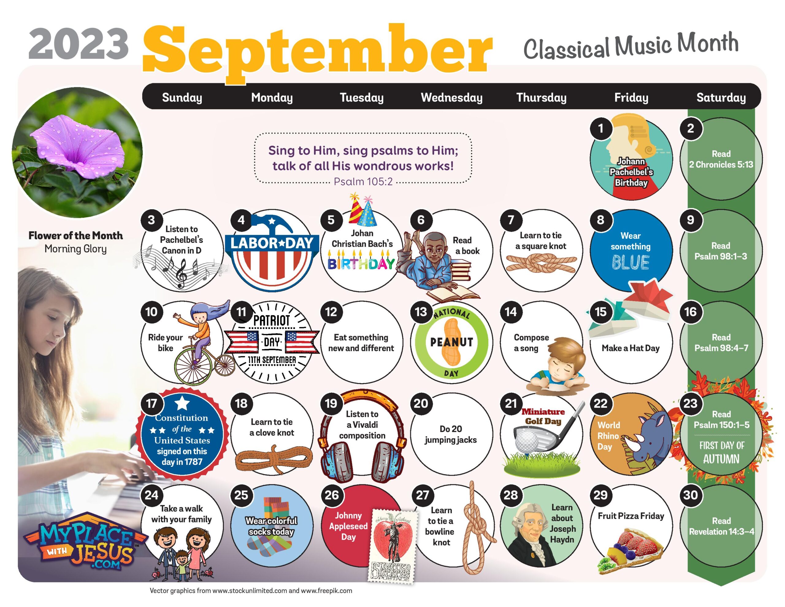 Download the September Activity Calendar
