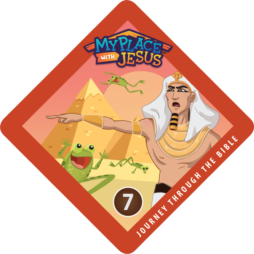 representation of the reward sticker for Journey Through The Bible Old Testament number 7